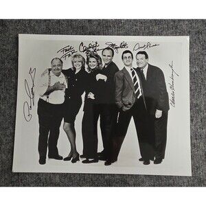 Murphy Brown Cast Signed 8x10 Photo Candace Bergen Autographed Memorabilia
